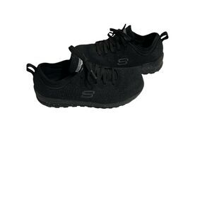 Womens Skechers Bulklin Balran Work Sneakers Black‎ 8.5